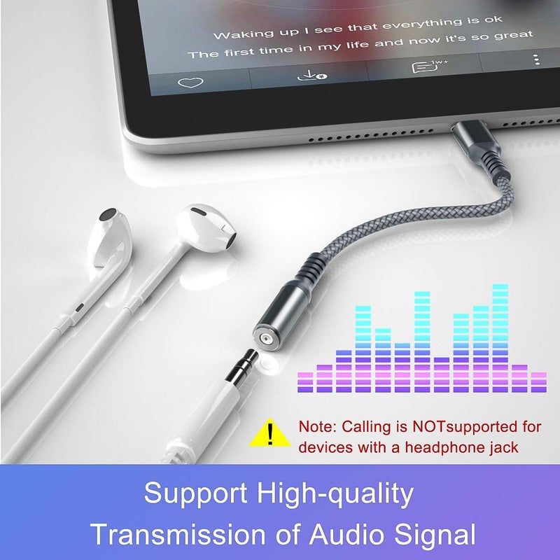 Elebase iPhone 17 Air Pro Max Headphone Adapter,USB C to 3.5mm Aux Audio Converter,Type C to 1/8 Inch Auxiliary Jack for New Apple 16 15 Plus,iPad mini 6 7,Samsung Galaxy Z Fold Flip,S25 S24 S23 - Image 3